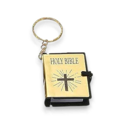 Picture of MINI BIBLE KEYCHAIN GOLD